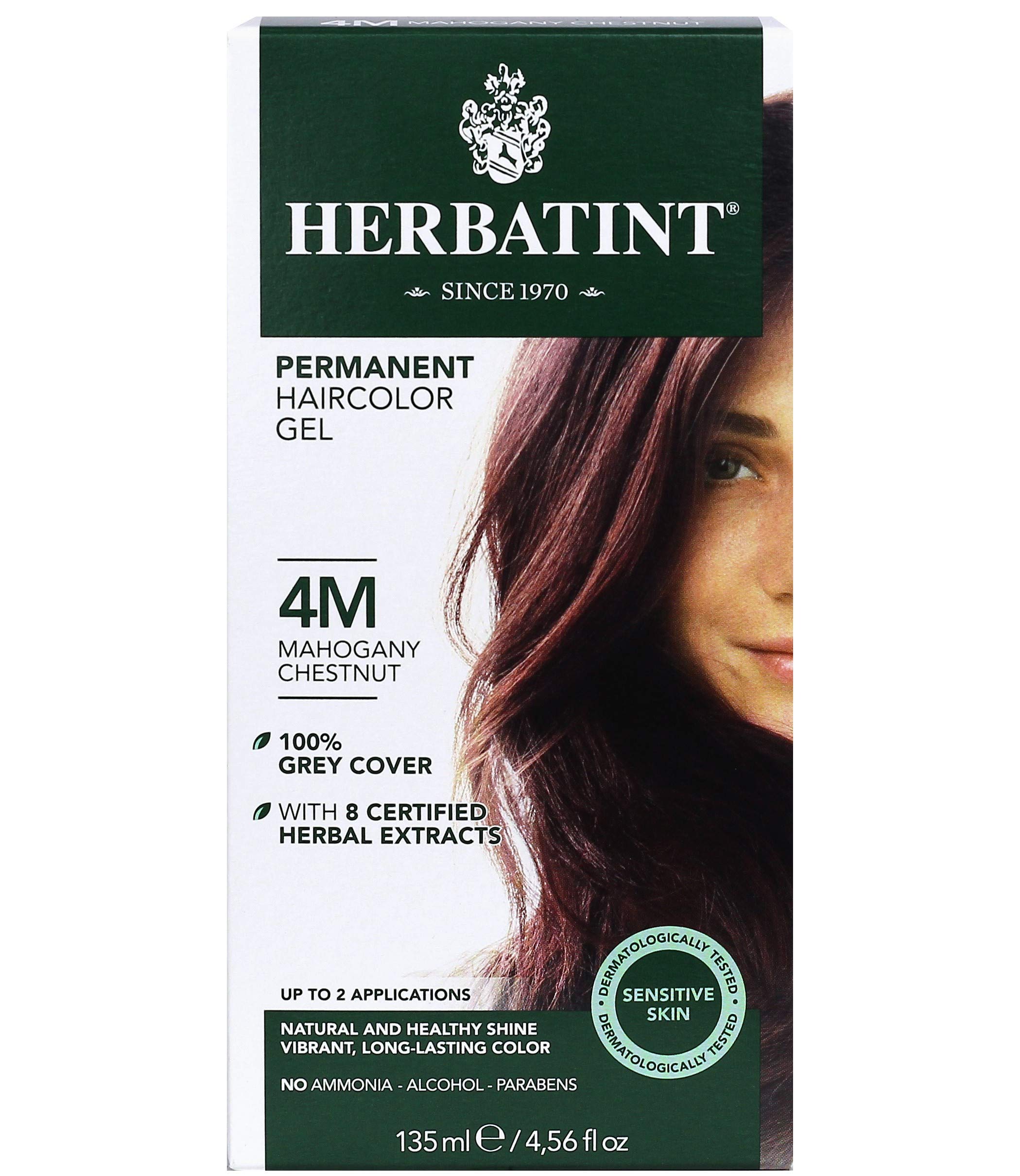 Amazon.com: Herbatint, Henna Mahogny Chestnut 4m, 4.56 Fl Oz